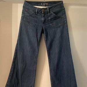 Hudson wide leg jeans size 28